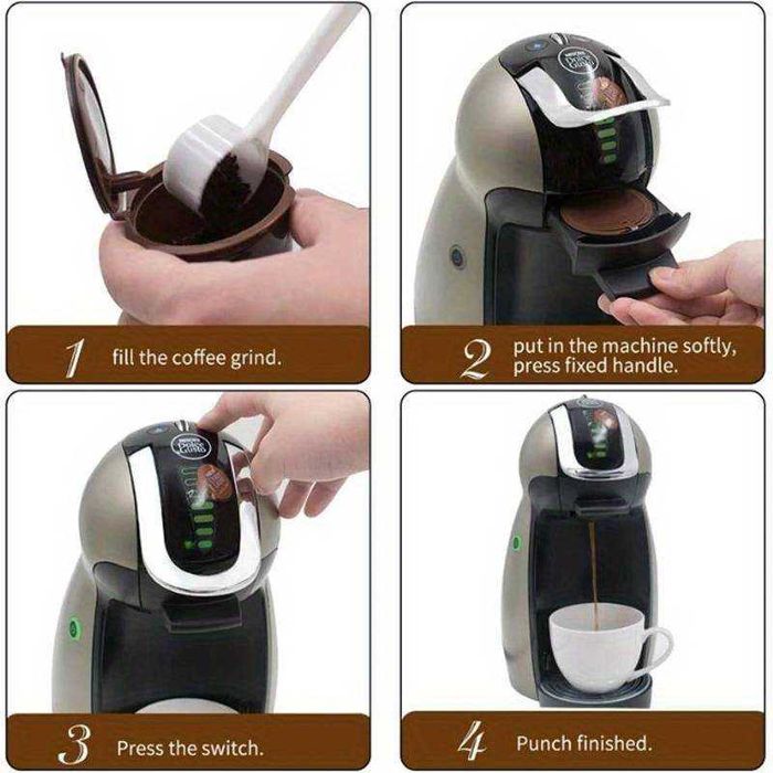 3  Cápsulas Reutilizáveis Para Nescafé Dolce Gusto
