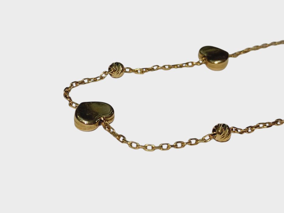 Cudowna złota bransoletka p333 1,14g