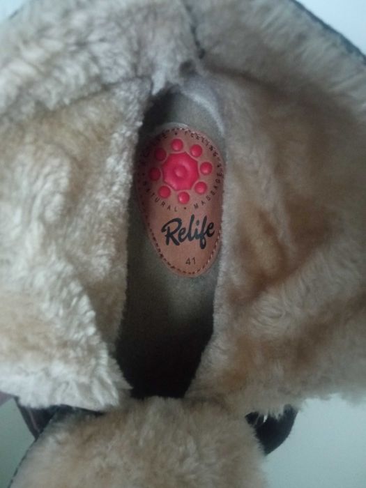 Relife wysokie botki buty trekkingowe zimowe r 41 wkł. 26,5cm