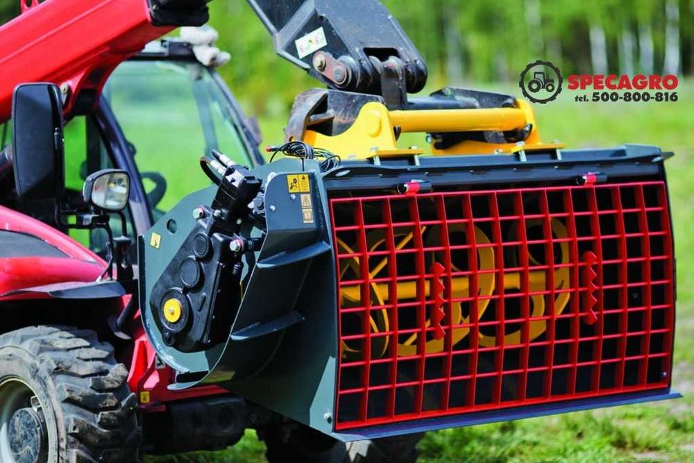 JESIENNA PROMOCJA Przesiewacz Ziemi Piasku Gruzu do Koparki Ładowarki