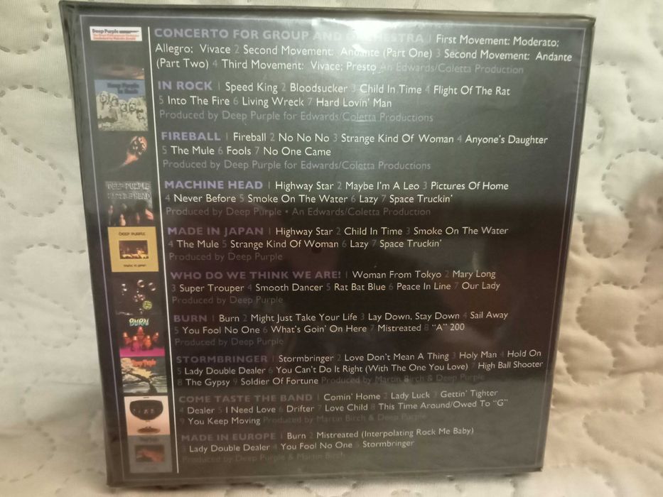 Deep Purple the complete albums , 10 x cd box