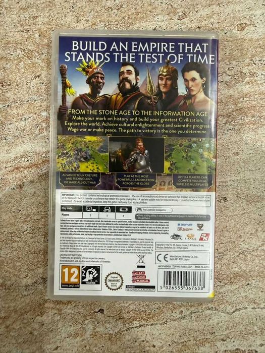 Sid Meier's Civilization VI — Nintendo Switch | Nintendo Switch OLED | Nintendo Switch 2