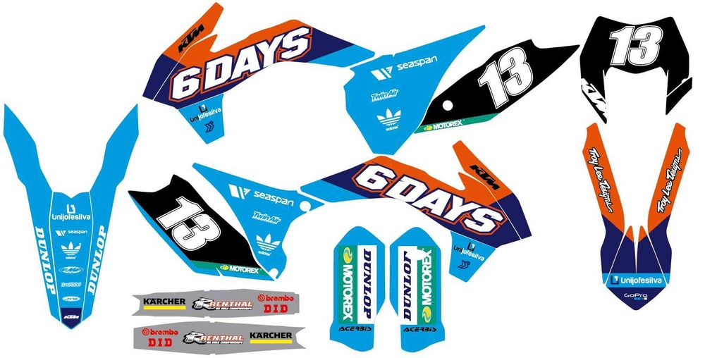 Kit autocolantes KTM EXC SX 2011 15