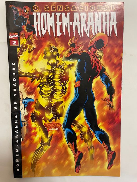 Livros BD Homem Aranha Marvel 2, 4, 5, 6, 7, 8, 9, 10