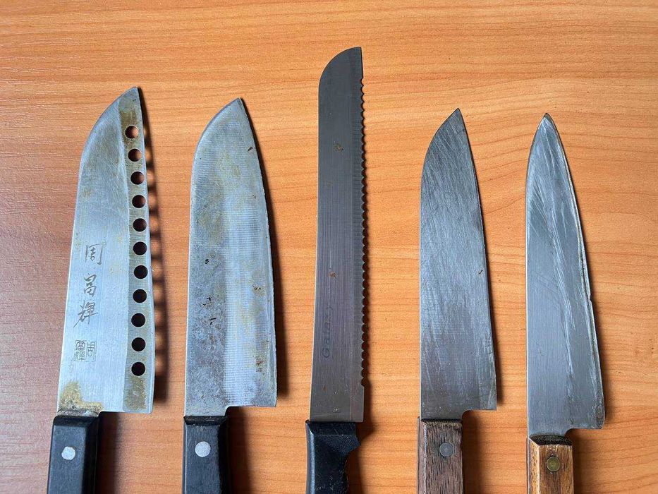 Набор из 5 кухонных ножей привезенных из Японии