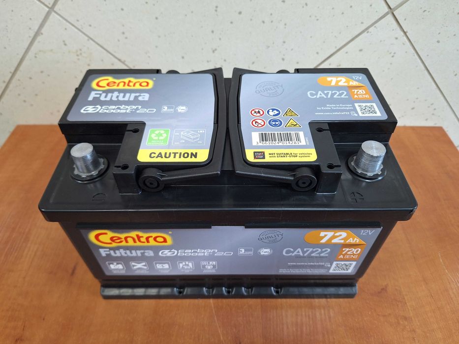 WRA Nowy akumulator Centra Futura 72Ah 720A - Varta Bosch
