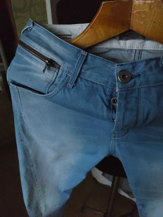 Джинсы Jack&jones Nick jeans Дания w32-33 blue.