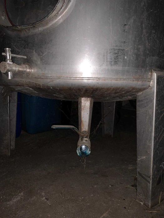 Cuba de aço inox 1000LT
