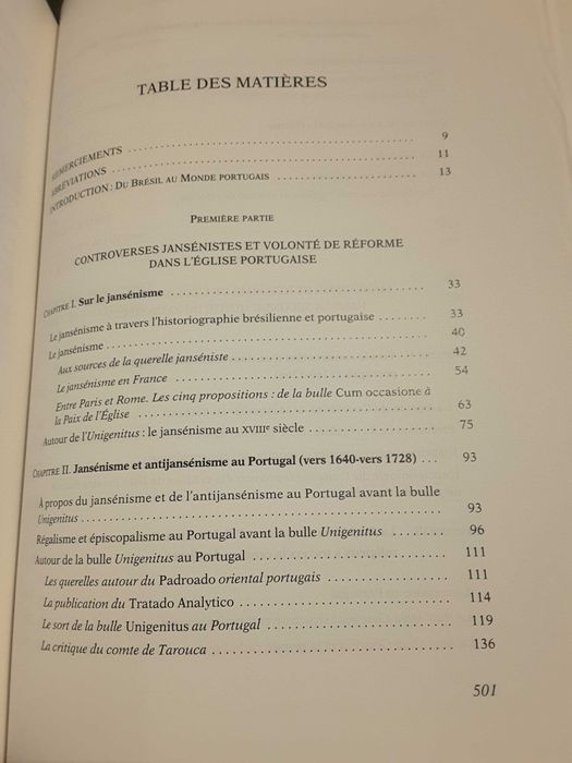 Crónica de D. João de Castro / Jansénisme et Réforme de l´Église