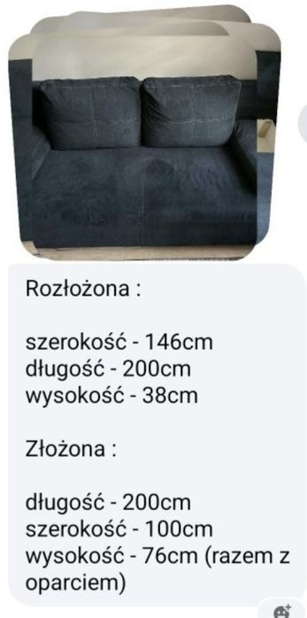 Sofa na sprężynach abra