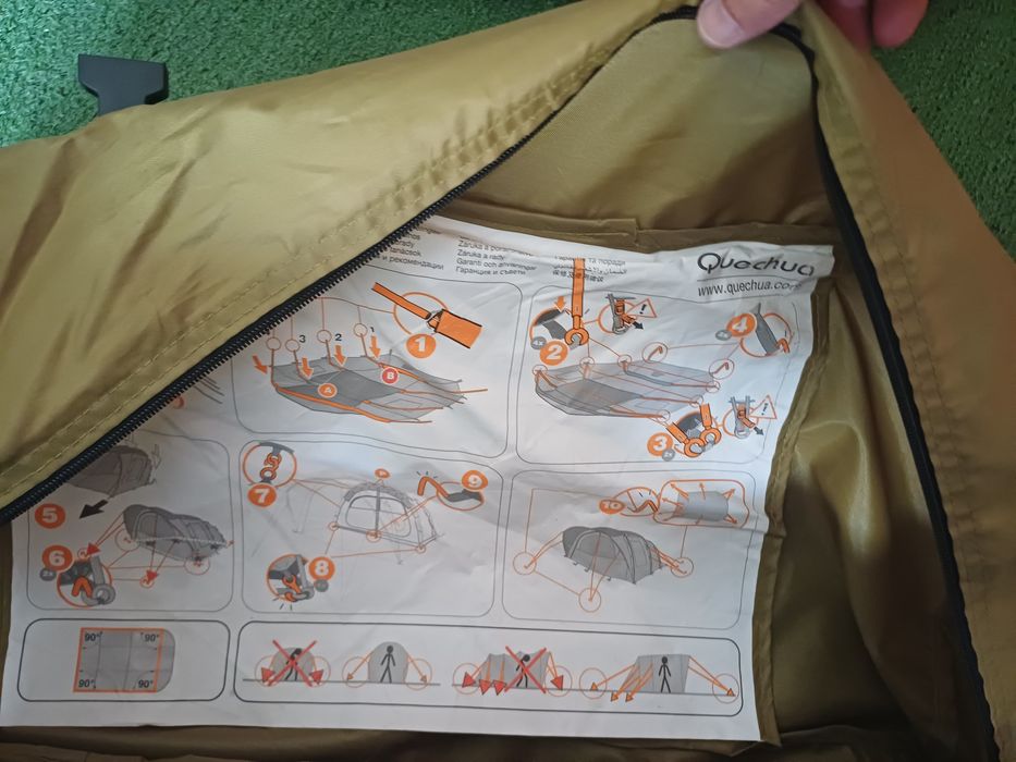 Tenda campismo Quechua T6.2  ( 2 quartos)