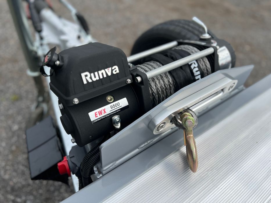 Laweta przyczepa hydrauliczna (manualna) 5m x 2,1m (różne wymiary)