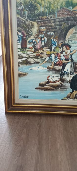 Quadro a óleo João Ovídio em muito bom estado.