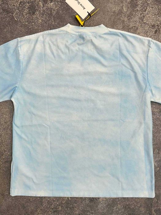 Футболка блакитна Acne Studios STOCKHOLM 1996 archive distressed M S