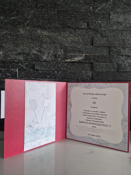Kartka urodzinowa 40/50/60/70/80 kucharz, kucharka