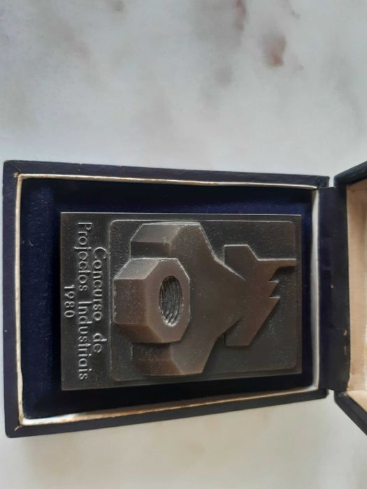 Medalha bronze Concurso de Projectos Industriais 1980,excelente estado