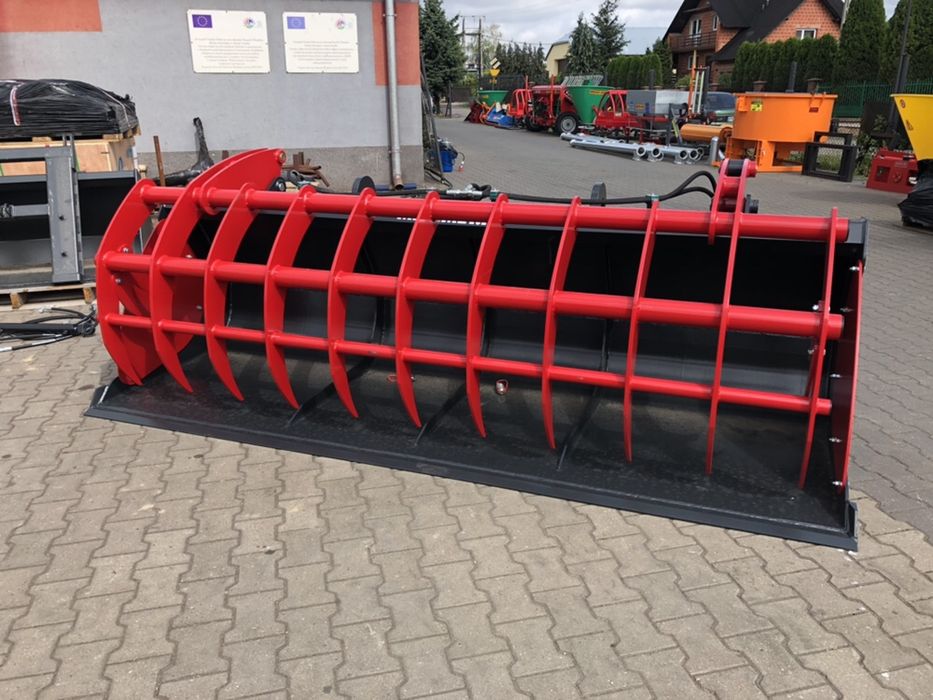 Szuflo KROKODYL MAX Zęby WYPALANE igła widły do obornika euro JCB CAT