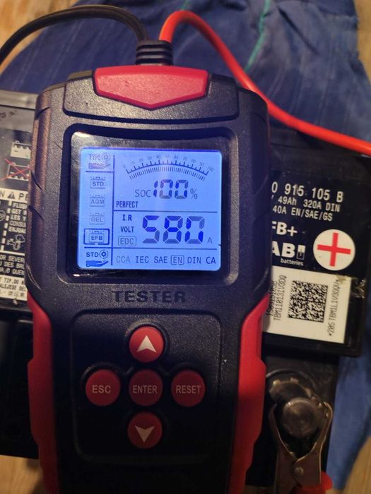 Akumulator samochodowy EFB+ 49Ah, 540A, 100% sprawności