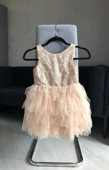 H&M святкова сукня, фатин 128 см на ранок у садок новий рік