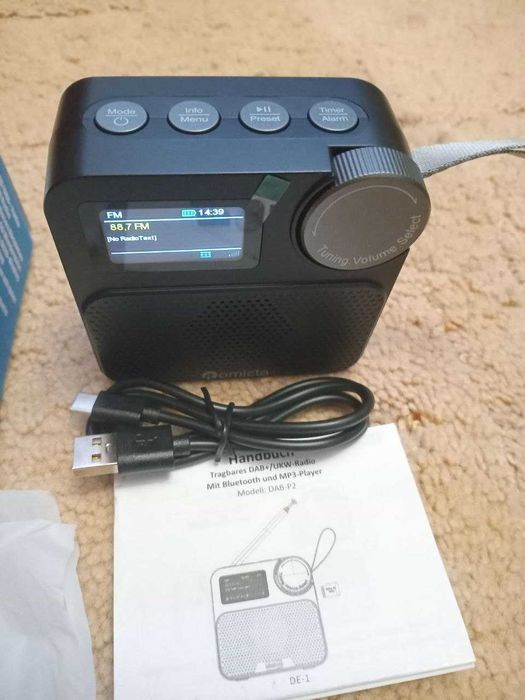цифрове радіо Romicta P2 DAB/DAB+/FM | Bluetooth-колонка | MP3