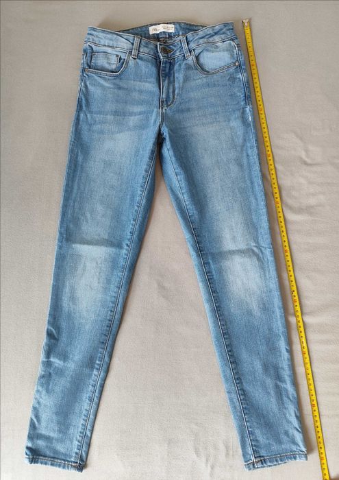 Spodnie dżinsy jeansy damskie Zara rozm 152 nr.9