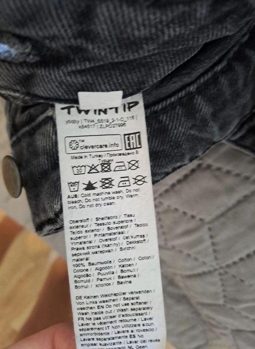 Damskie ogrodniczki jeansowe spódnica damska r.S denim bawełna