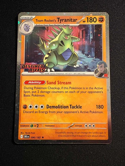 Team Rocket's Tyranitar (xDRI 096) NM