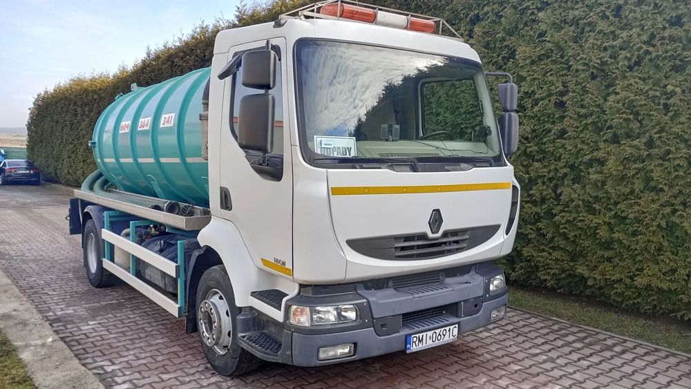Renault Midlum 180  Renault Midlum Samochód asenizacyjny specjalny szambiarka Midlum180
