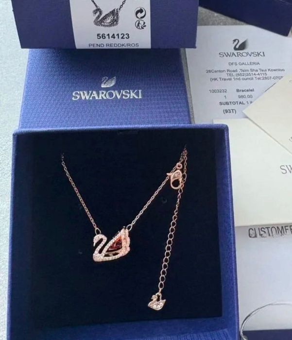 Кулон Swarovski swan