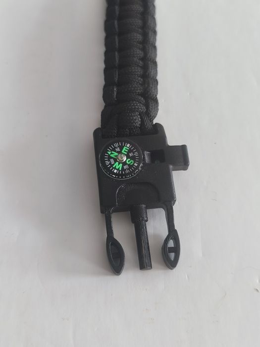 Pulseira com Bússola & Apito & Serra