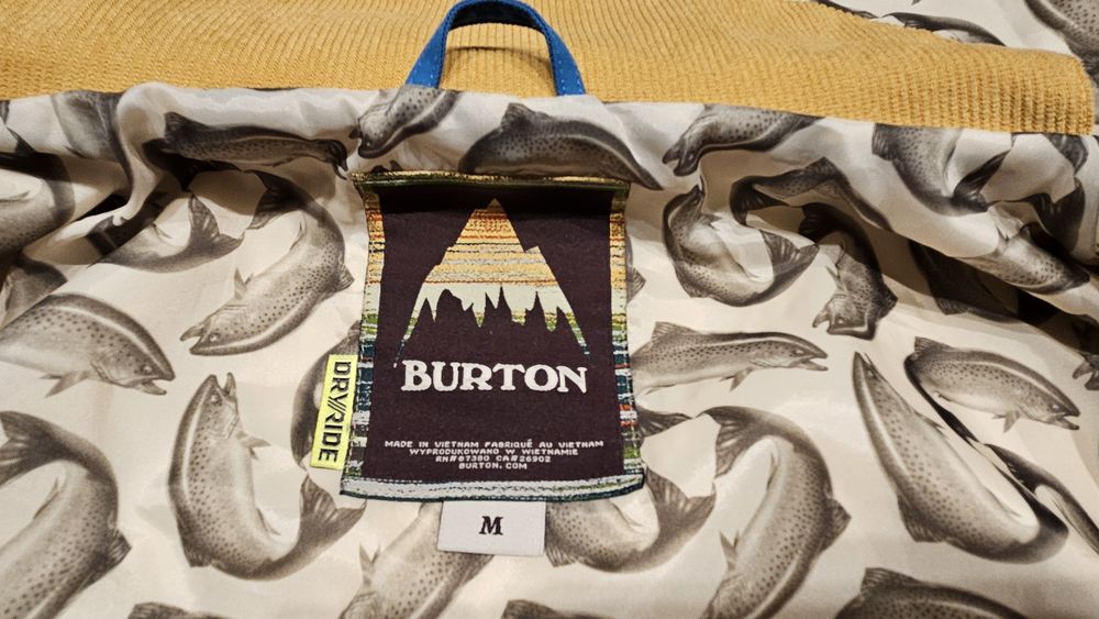 Kurtka snowboardowa męska Burton FOLSOM JK GLACIER BLUE/KEEF