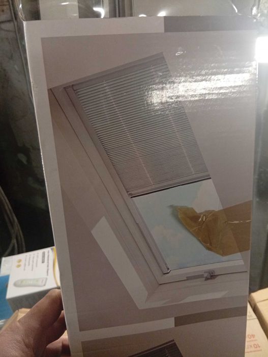 термоізоляційні плісе-штори для мансардних вікон Velux 49,4х75-118см