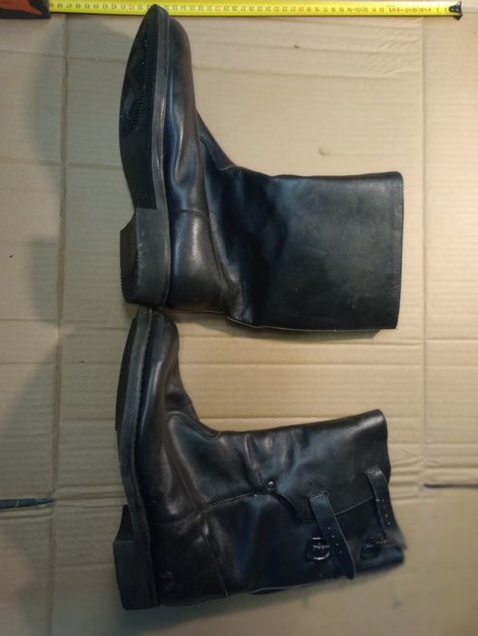 Buty Skóra Futro też od spodu cecha wewnątrz MO PRL  unikat eksponat