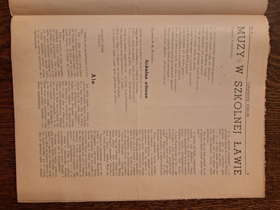 Czerwone Tarcze, 1939, nr 8 rok. II