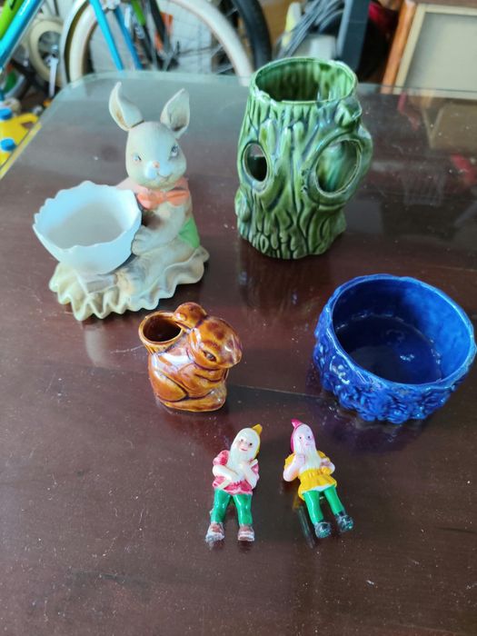 Conjunto de objetos de decoração