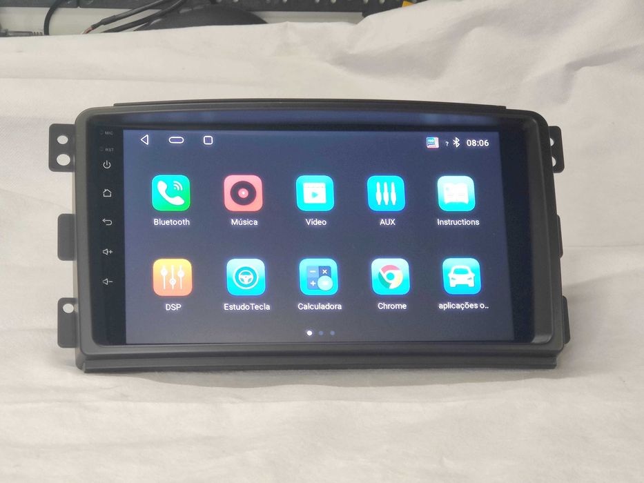 Radio 2 DIN Android para Smart Fortwo - 2GB RAM Smart 2 – 2005 a 2010