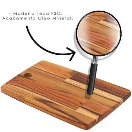 BRASIL - Tramontina - Tábua de corte e servir 28 x 19 x 1,8 cm - Cozinha FSC (frete grátis em Portugal Continental)