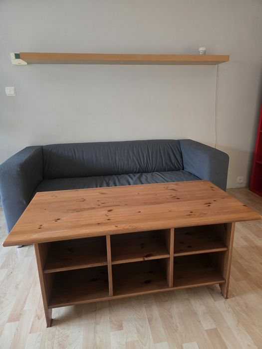 Ława stolik IKEA Leksvik drewniana sosnowa