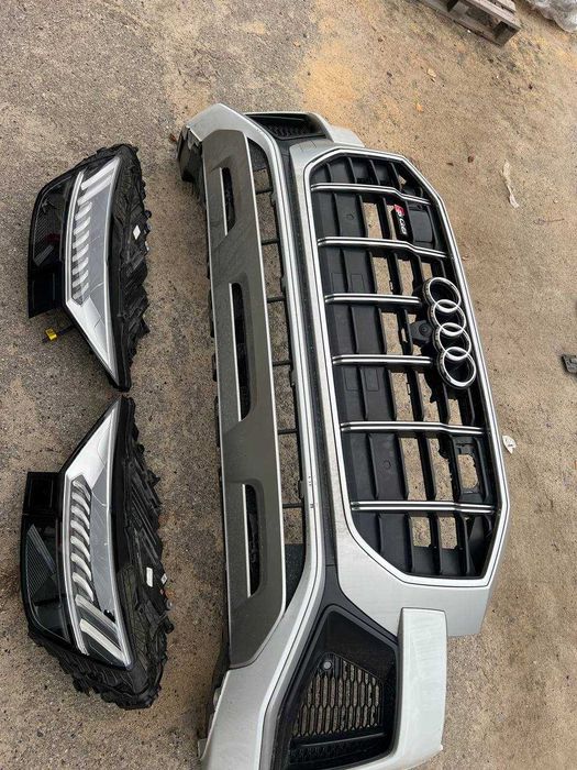 Бампер Audi Q8 4m8 Решітка Ауді Ку8 Фари Матрица Фара Фонарі 4м8 Радар