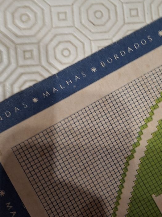 Sporting revista antiga bordados