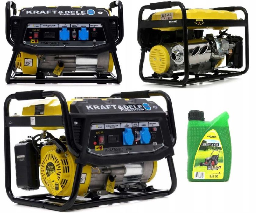 Agregat prądotwórczy 3500W woltomierz LCD 12/230V model KD149