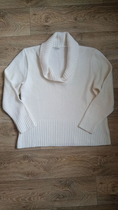 Sweter XL śmietankowy