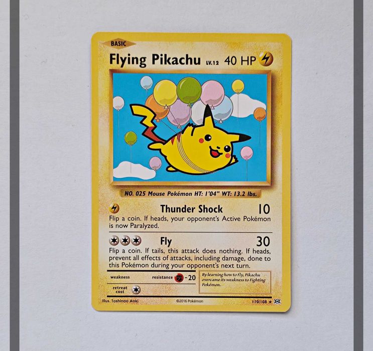 Flying Pikachu Lv.12 110/108 EVO Pokemon ENG-NM