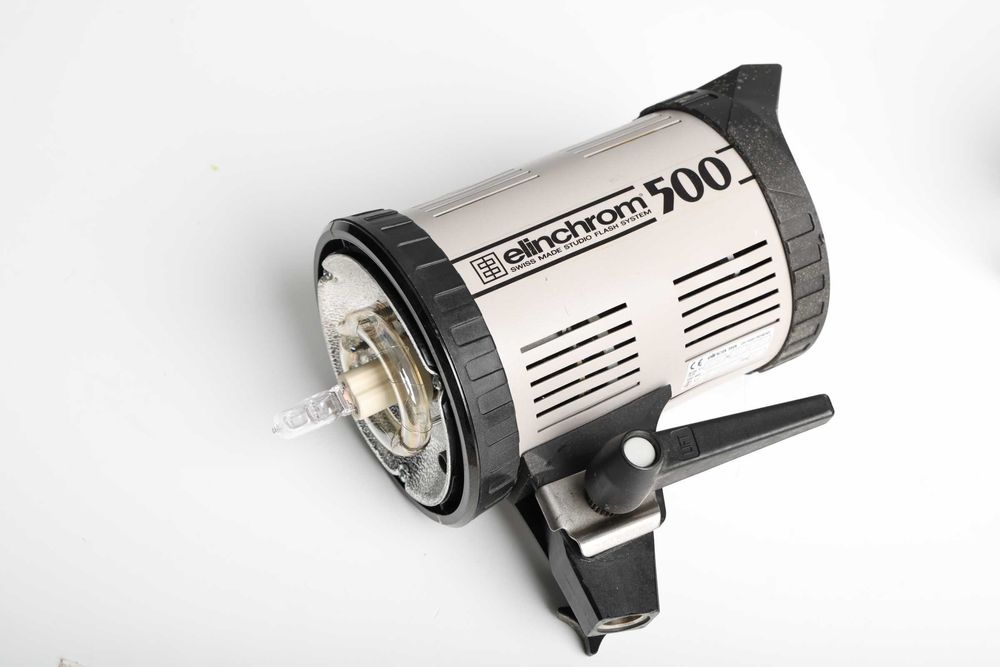 Iluminação flash de estúdio elinchrom 3 cabeças