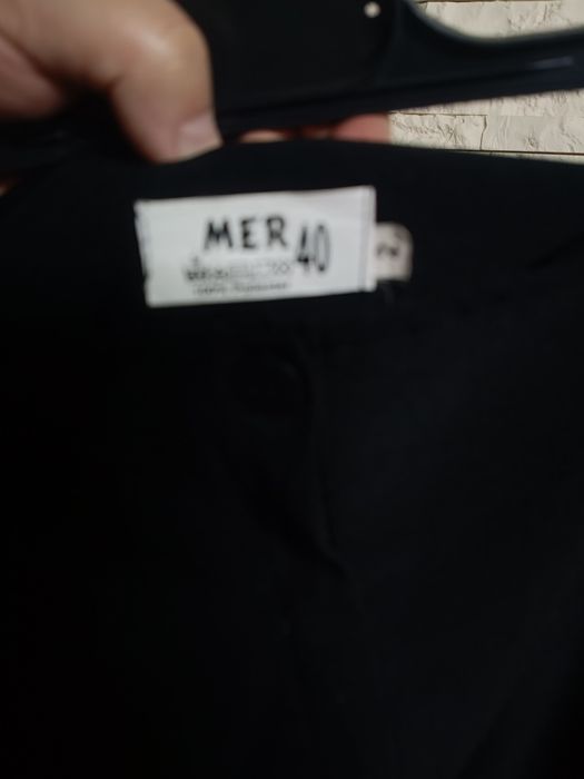 Czarne damskie spodnie stan jak na zdj rozm 40
