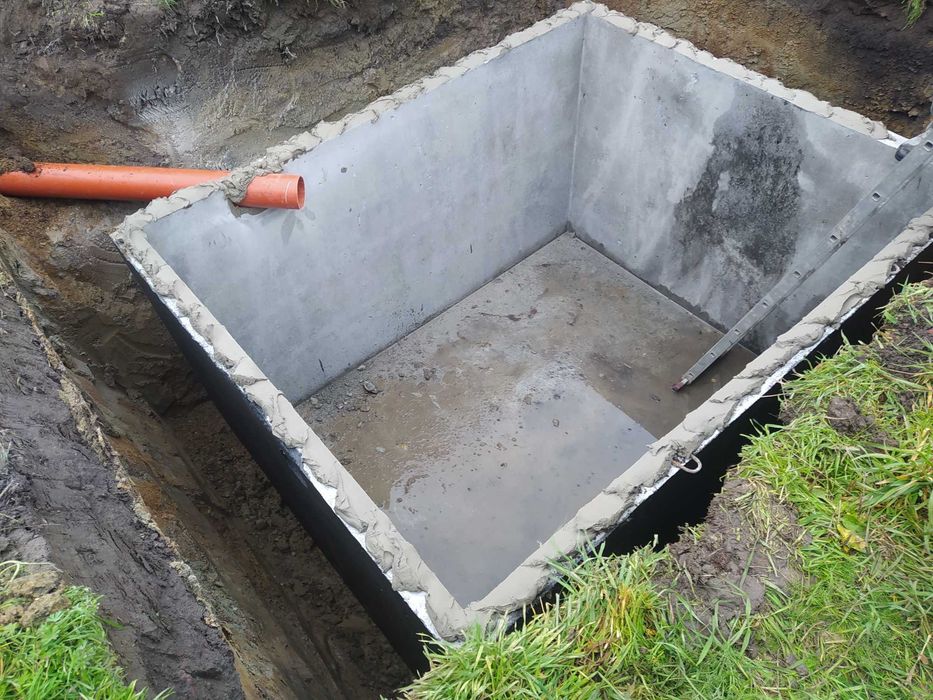 Szambo Betonowe z Wykopem Kompleksowo Szamba Kanał Samochodowy