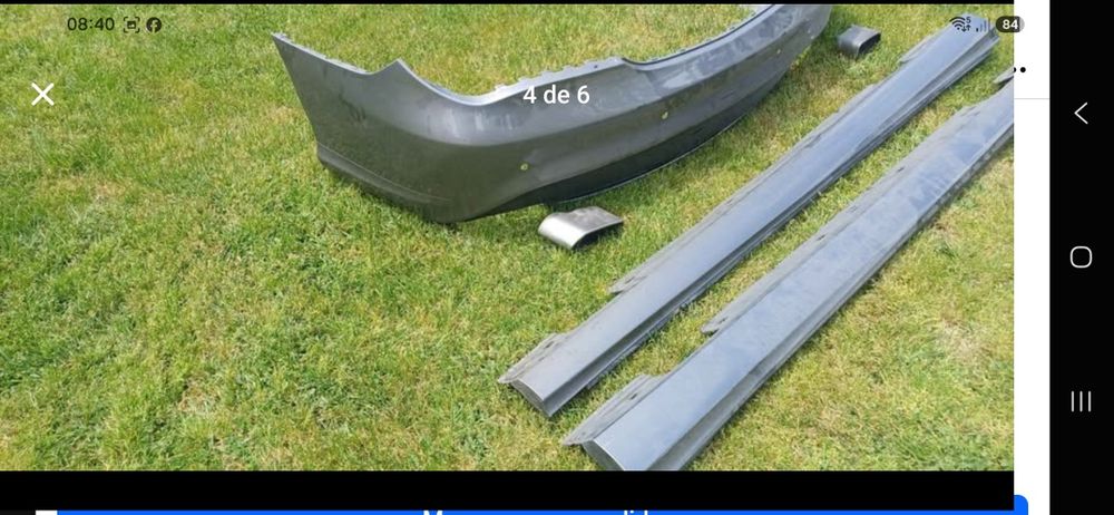 Para-choques  ,ponteiras e embaladeiras mercedes cla200 2017