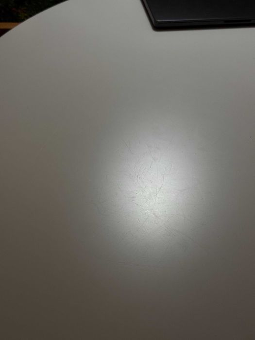 Stół okrągły biały jadalnia salon design, loft