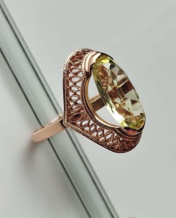 Золотое кольцо СССР Золота радянська каблучка