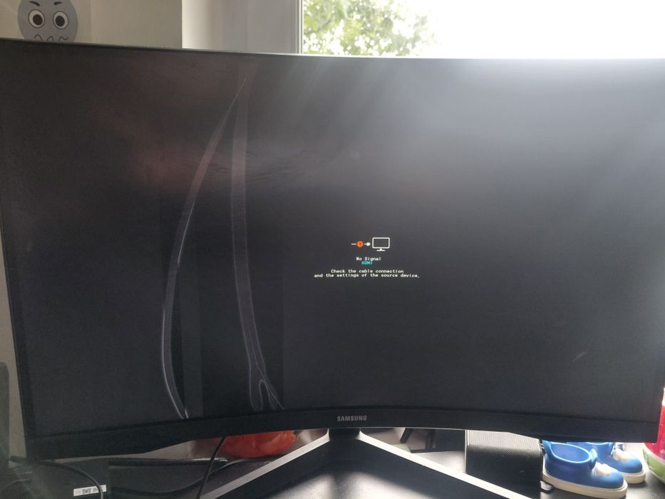 Monitor  uszkodzony